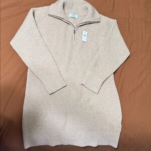 Old Navy Beige Sweater Dress